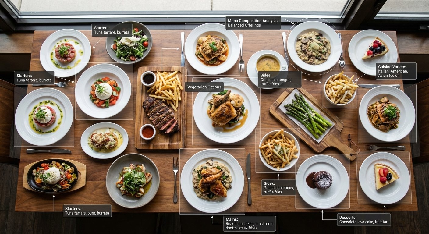 Menu Engineering quadrant analysis