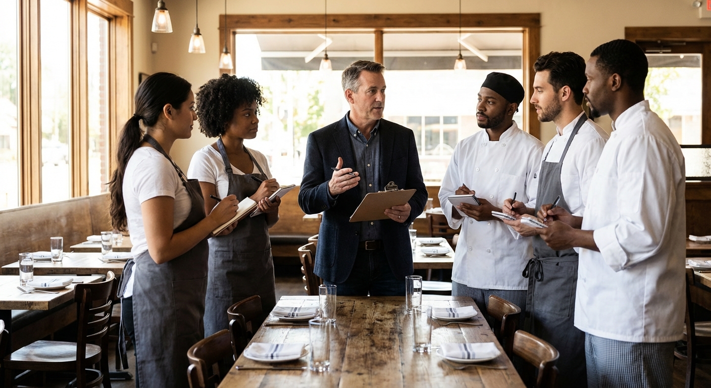 How to Run a Restaurant Pre-Shift Meeting in 5 Minutes